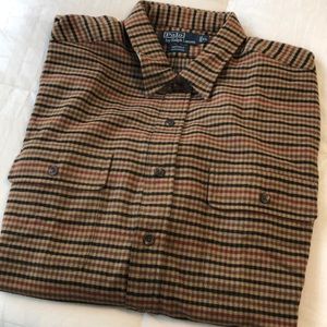 NWT Polo Whitfield flannel button down